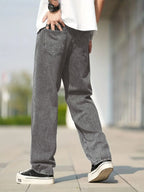 Men's Casual Loose-Fit Baggy Jeans