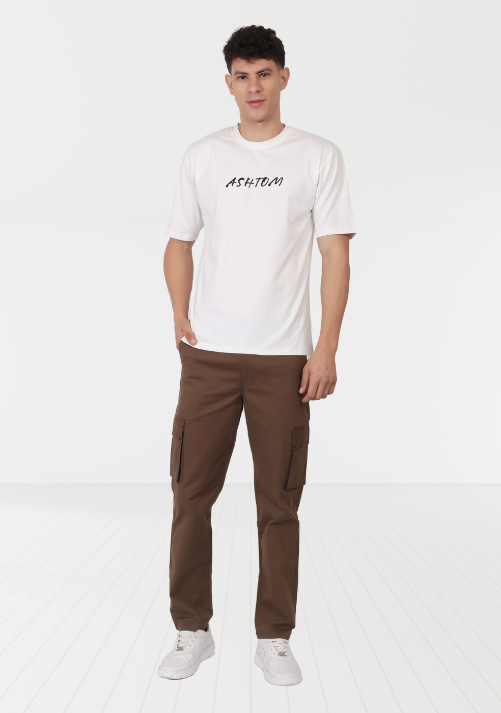 Cotton Regular Fit Cargo Pant For Men
