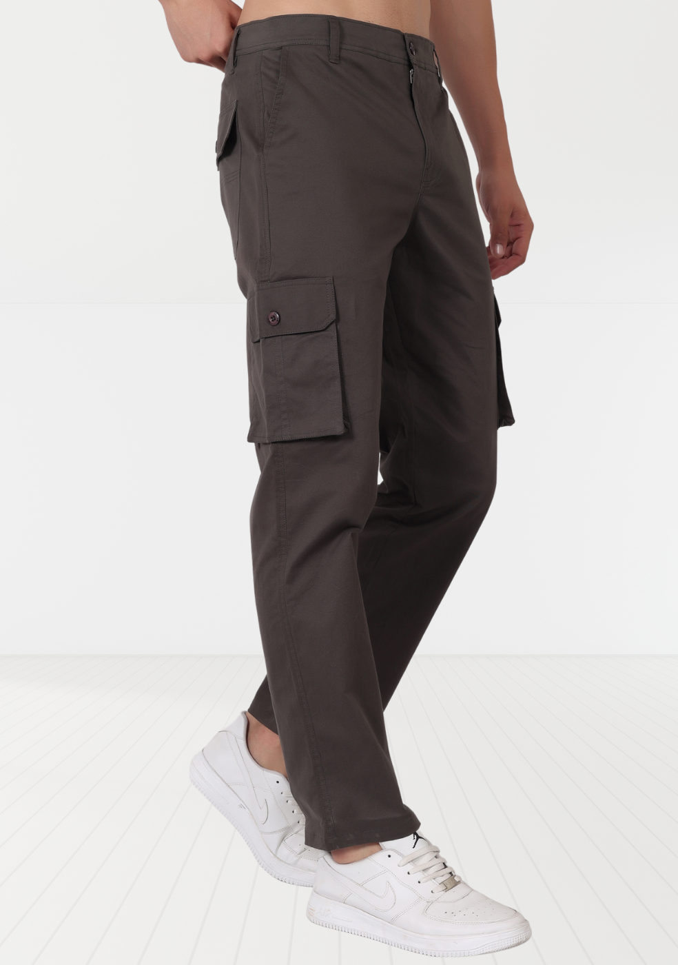 Cotton Regular Fit Cargo Pant For Men