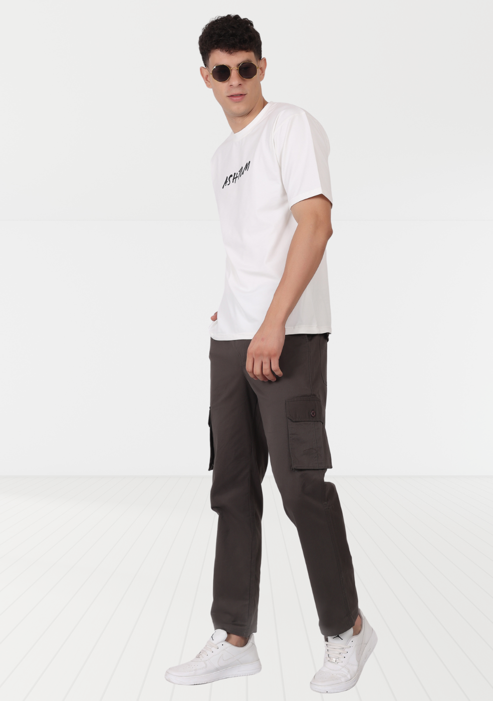 Cotton Regular Fit Cargo Pant For Men