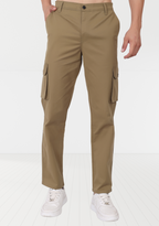 Cotton Regular Fit Cargo Pant For Men