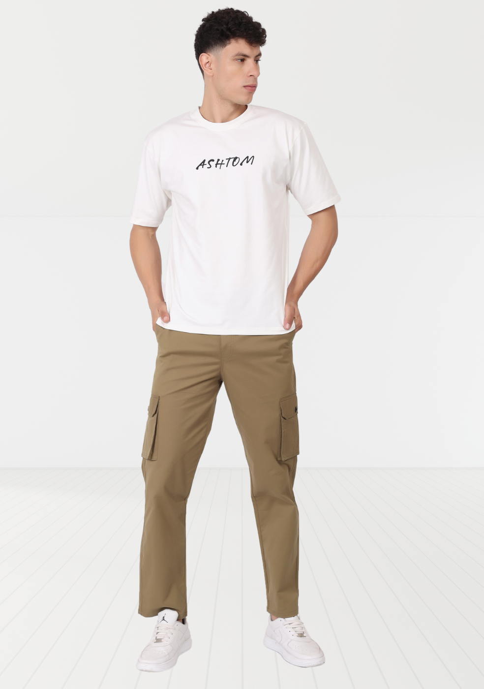 Cotton Regular Fit Cargo Pant For Men