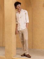 All Over Embroidered Regular Fit Shirt