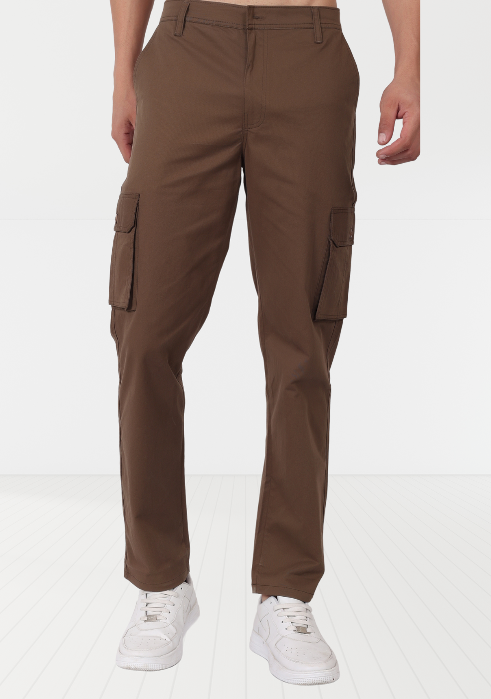 Cotton Regular Fit Cargo Pant For Men