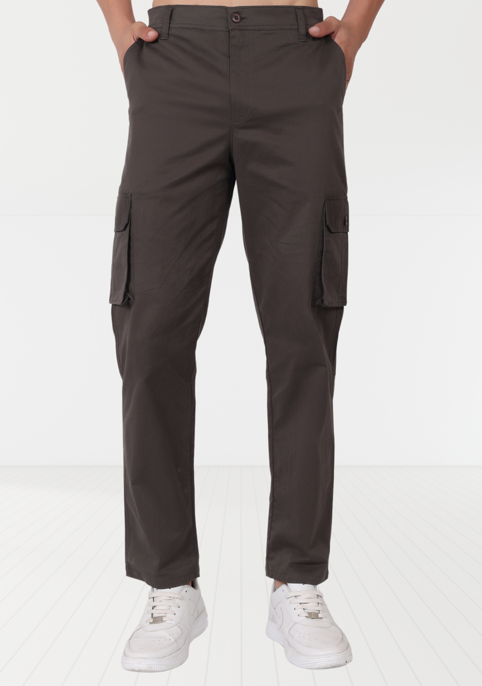 Cotton Regular Fit Cargo Pant For Men